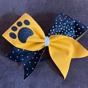Animal Footprint Cheer Bow